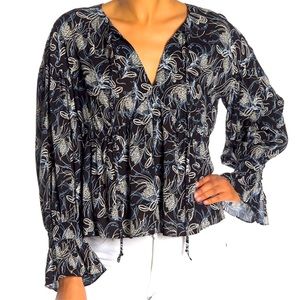 Cinq a Sept Floral Lyons Woven Blouse